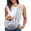 TOMKAS Small Dog Sling Carrier Classic Pocket & Classic Strap