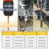 Titanium Coated HSS Twist Drill Bits - 6pcs 3-8mm Serrated