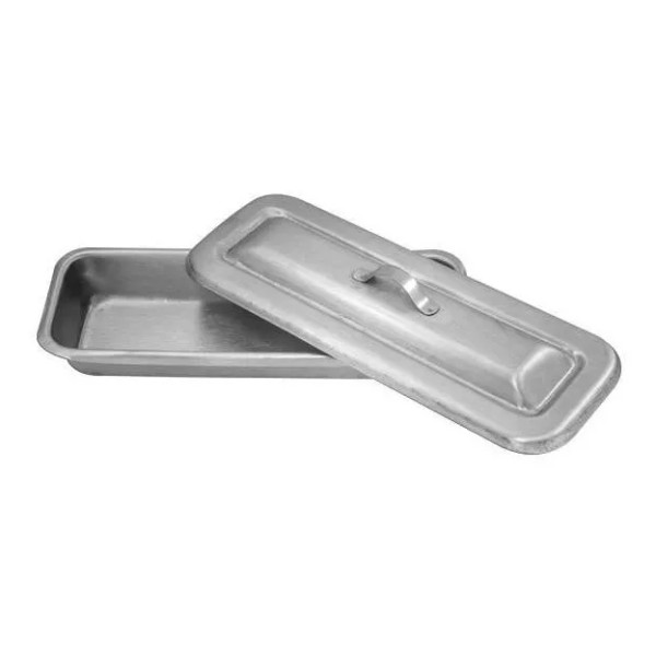Prolar Charola Con Tapa Budinera Instrumental Acero Inoxidable Chic