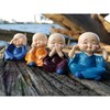 4 Pcs Baby Buddha Statue Set – 2 Inch Resin