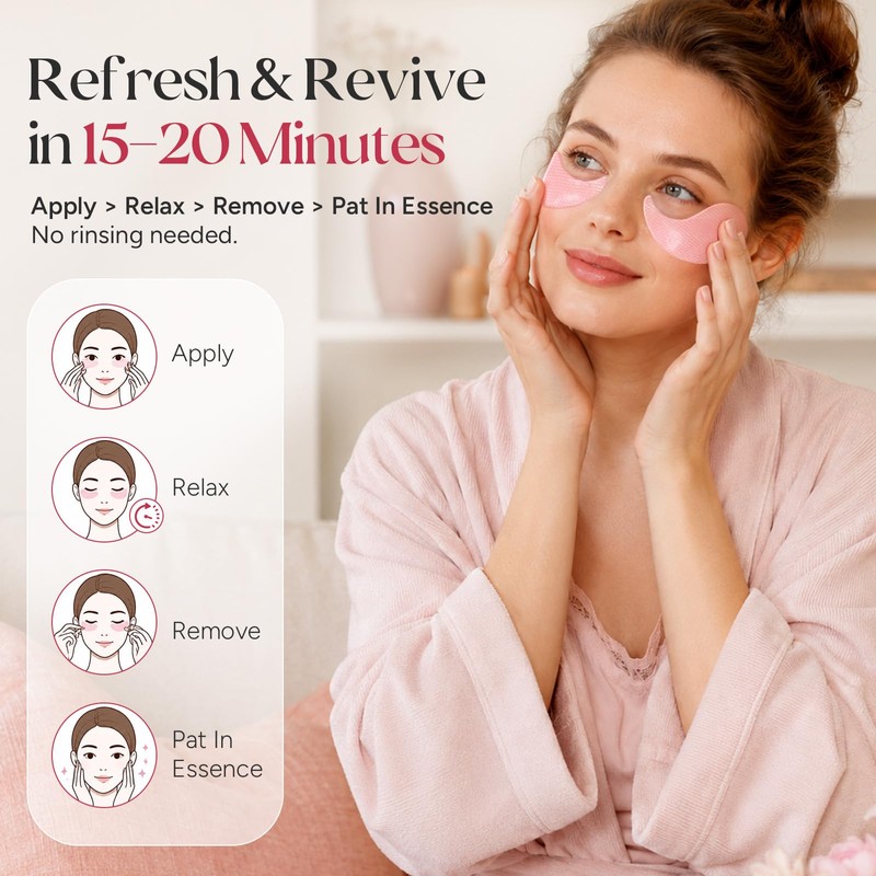 PDRN Retinal Eye Patches for Rejuvenating & Puffy Eyes with