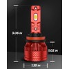 Torchbeam T6S H11/H8 Bulbs or Led Lights, 1000% High Bright,
