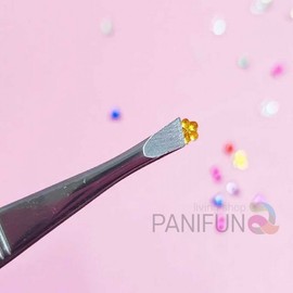 Stainless Steel Sticker Tweezers Set of 2 for Diary Decoration Tweezers 6ea