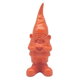 Lesser & Pavey Gnomes Behaving Badly Orange 20cm Figurines Statues For Home Decor | Ideal Ornaments Friendship Gifts For Women & Men | Lovely Table Centerpiece & Living Room Accessories