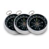 Antevia 3 Pack High Precision Metal Pocket Compass Over 10