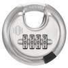 HOX Boron Shackle Combination Disc Lock, 70mm Stainless Steel Body,