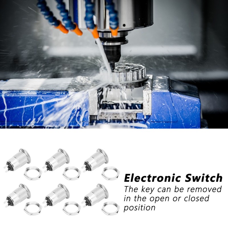 10Pcs Key Switch OFF-ON Double Pull Car Modification Short Power