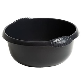Casa 28cm Round Washing Up Bowl Midnight Black