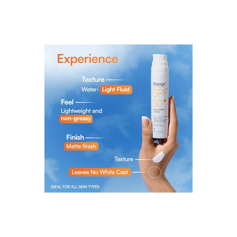 Raaga Professional Loción Protectora Solar Raaga Fps 50 De Amplio