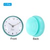 PATIKIL Waterproof Bathroom Clock, Battery Operated Silent Wall Clocks with