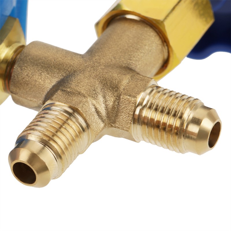 Air Conditioning Refrigerant Recharge Pressure Gauge Manometer Fit for R410A
