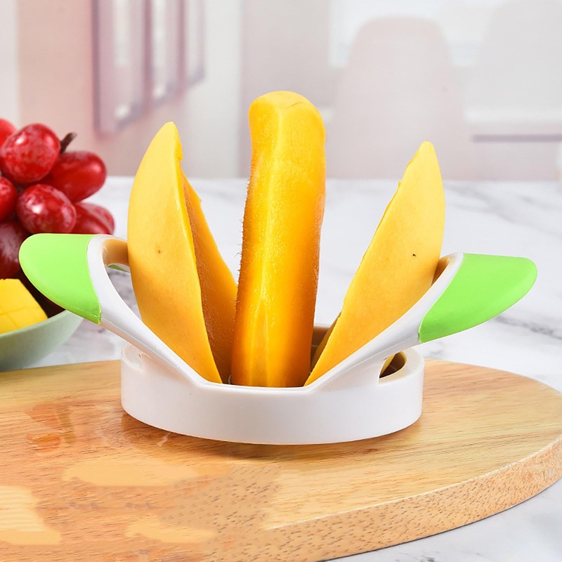 One Piece Stainless Steel Blade Mango Cutter Durable Fruit Cutter