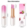 BINGBRUSH Peach Color Changing Lipstick,Moisturizer Long Lasting Lip Care Lip