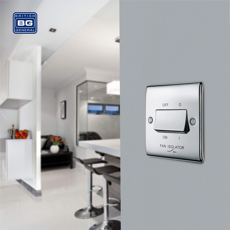 BG Electrical 3-Pole Fan Isolator Switch