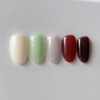 Fresh Syrup Glossy Handmade Nail Tips, Paddy Tips - Oval-Short