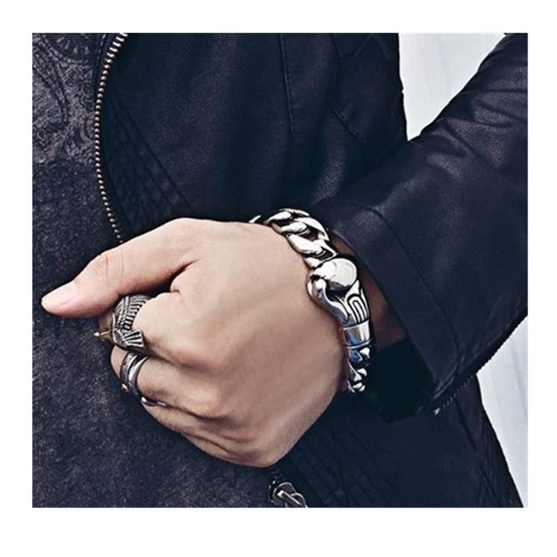 JewelryWe Fathers Day Gift Mens Stainless Steel Boxing Glove Link