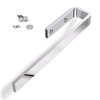 2 Pieces Towel Rail PELI Cabinet Mounting/Aluminium Massiv Chrome Polished/Length:
