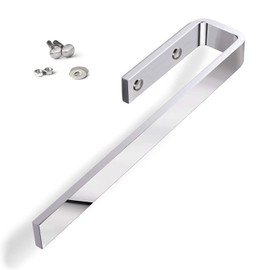 2 Pieces Towel Rail PELI Cabinet Mounting/Aluminium Massiv Chrome Polished/Length: 325 mm/Width: 65 mm/Height: 30 mm/Material Thickness: 8 mm/Towel Rail from SO-Tech®