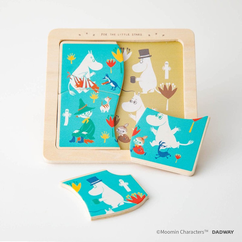 DADWAY TYMB017980000 Moomin Baby, First Puzzle, 4 Pieces/Moomin