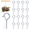 MingZhuInC Screw Hooks, Pack of 20 Hook Screws, Q-Shaped Hooks