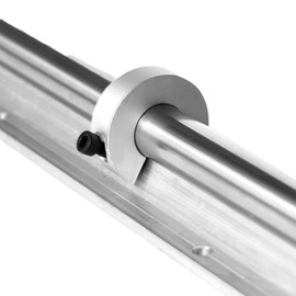 SBR Linear Rail Stopper, SBR20 Linear Rail Stopper, 20 mm Linear Rail Mounting Ring, for SBR20 Linear Rail, CNC Parts, Tool Shaft Limiting, Mounting Ring, Aluminium Alloy (Pack of 4)