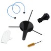 Trumpet Accessory Maintenance Cleaning Care Kit Including Trumpet Stand Valve