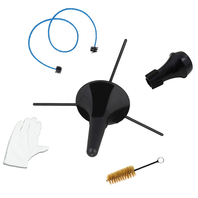 Trumpet Accessory Maintenance Cleaning Care Kit Including Trumpet Stand Valve