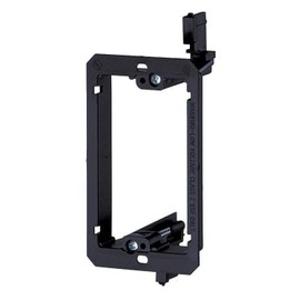 iMBAPrice Single Gang (1-Gang) Low Voltage Wallplate Mounting Bracket - Black