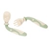 PandaEar Juego de 6 cucharas de silicona para bebé, cucharas