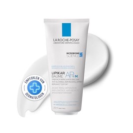 La Roche Posay Body Lotion for Itchy, Dry and Neurodermatitis Prone Skin, Reduces Itching, Strengthens Skin Protection Barrier, with Niacinamide and Shea Butter, Lipikar Baume AP+M, 200 ml