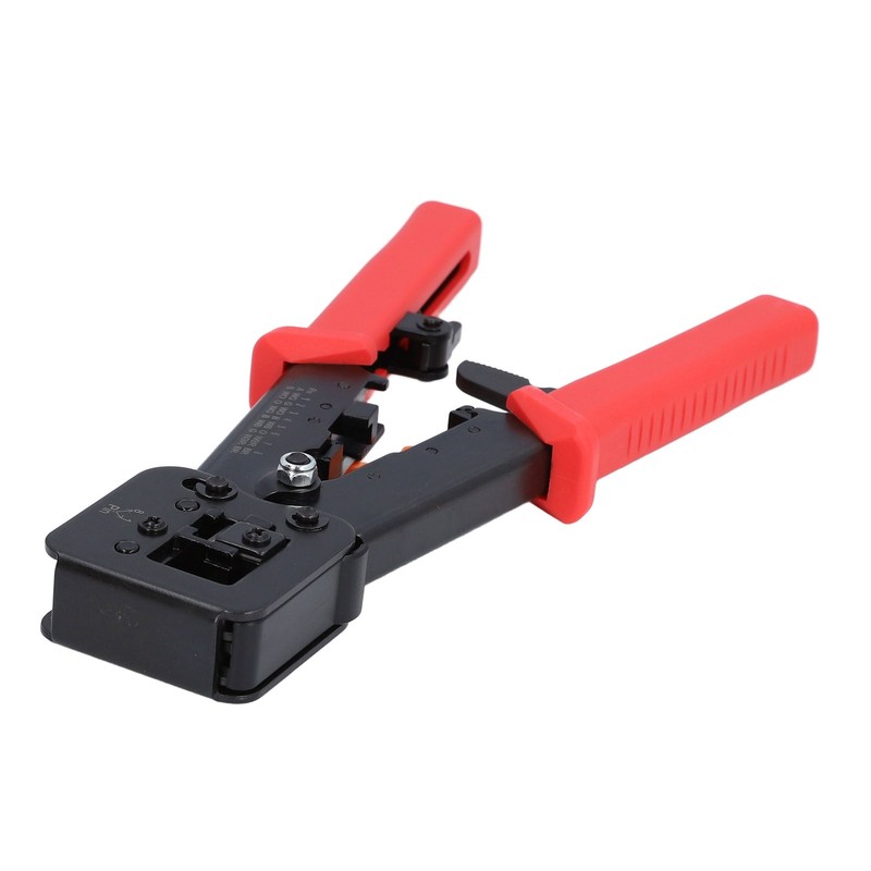 RJ45 Crimping Tool Pass Through CAT6 CAT5E Ethernet Wire Crimper