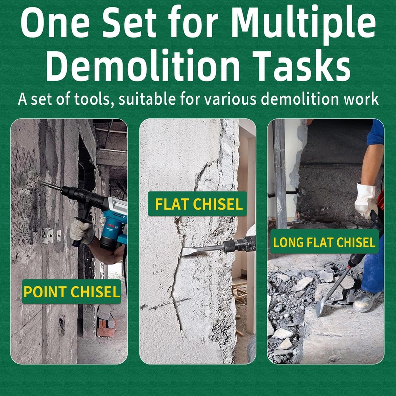 24-inch SDS Max 3 Inch Scaling Chisel - Perfect for