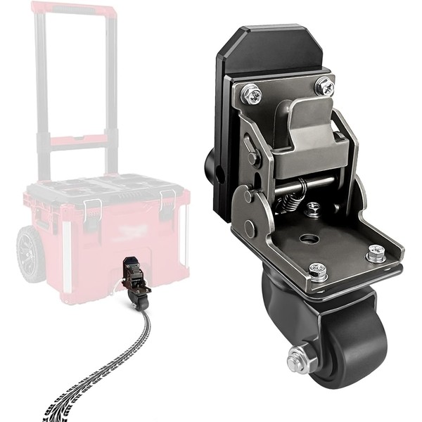 Nicoone Upgraded Steel Construction Front Wheels for Milwaukee Packout Rolling