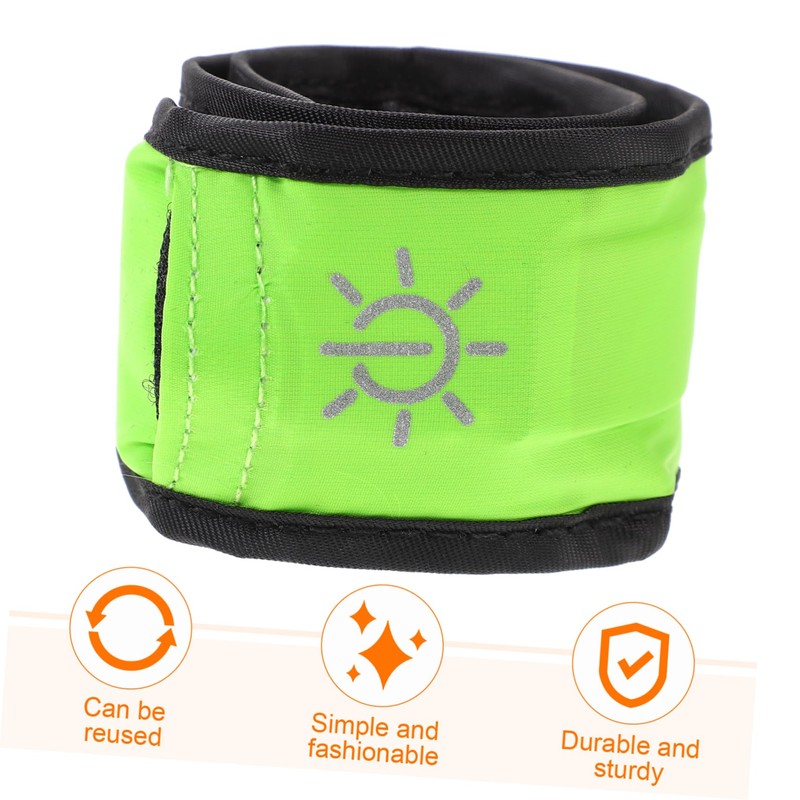 DOITOOL LED Sports Bracelet Neon Light Up Safety Armband for