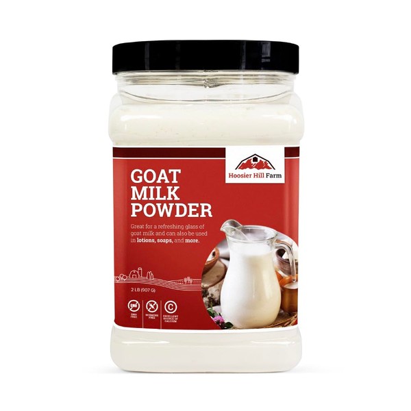 Goat Milk Powder by Hoosier Hill Farm, 2 Pound (Pack of 1) | Gluten Free, No Additives