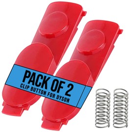 Reelleo REELLEO V11 V10 Schalter Verst?rkt, Ersatzteile Trigger Reparieren Knopf f1r Dyson Staubsauger mit Schraubenzieher (2 Dyson Clip-Tasten)