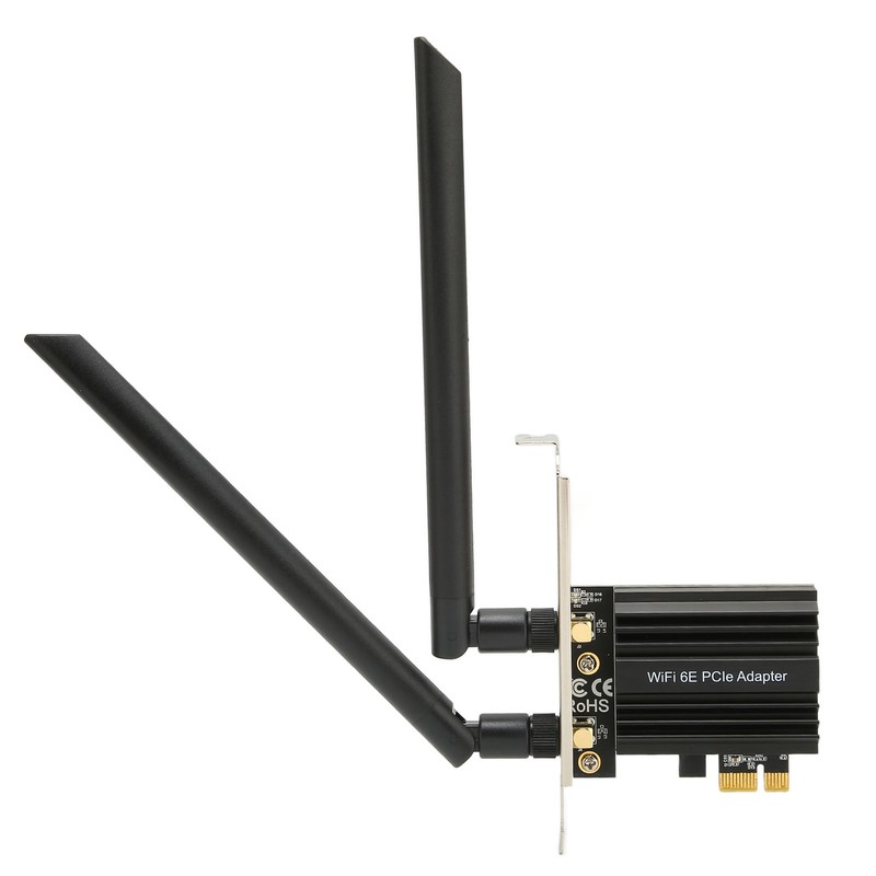 WiFi Card 6E PCIE Slot Bluetooth 5.2 5GHZ 6GHZ 2.4GHZ