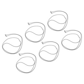 sourcing map 6 Pcs Rubber Bands, Fits 13-30 Gallon Trash Can Large Rubber Bands for Trash Cans Garbage Can Rubber Bands Multifunction Bands, 27 Inch, Dark Gray