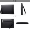 FSD.WG Clutch Bag for Men, Leather Second Bag, Handbag, Small,
