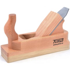 Pinie Lubná, spol. s r.o. Planer Roughing Planer with White Beech Sole 39 mm Wide Standard Plane Iron