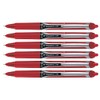 Pilot pack of 6 ink rollerball pen-Hi-Tecpoint V7 RT, red
