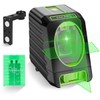 Huepar 2-Line Green Laser for Drawing Chalk Lines, Cross-line Laser