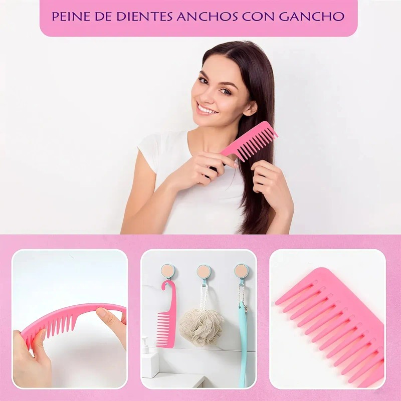 28 Kit Peines Regadera Pinzas De Cabello De Peines Cepill