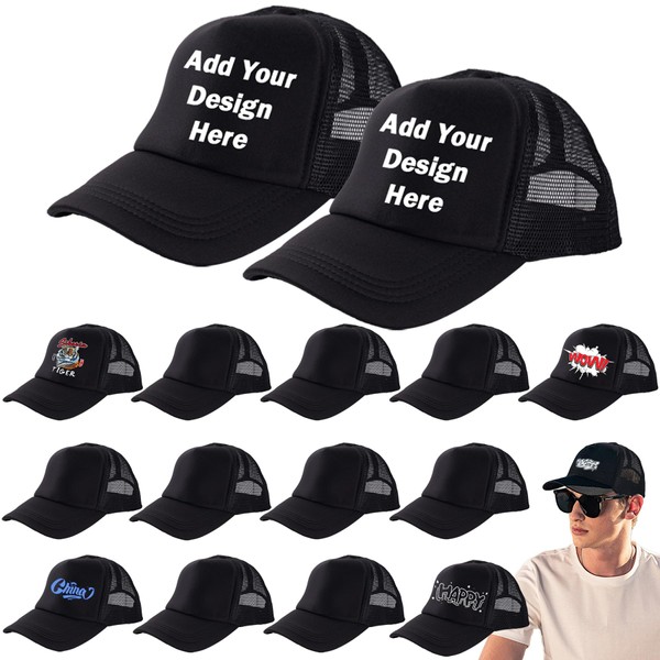 LYDTICK 15 Pack Sublimation Blanks Trucker Hats Bulk Bulk Wholesale