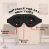 2 Gafas Para Dormir 3d, Transpirables Y Ajustables