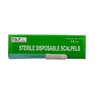 Disposable Scalpels Sterile Surgical Blade Size 15 Stainless Steel with