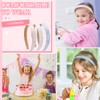 3 Stück Glitzer-Pailletten-Haarbänder für Kinder, breite Glitzer-Haarbänder für Mädchen und