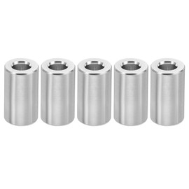 PATIKIL M4 Aluminum Spacers, 5 Pieces Metal Spacer Aluminum 4.2mm ID x 8mm OD x 14mm L Aluminum Spacer Screw Stand Round for 5/32"