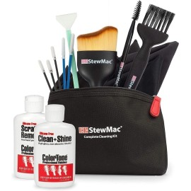 StewMac Guitar Cleaning Tool Set with ColorTone Clean + Shine and ColorTone...