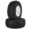 2-Pack 16x6.5-8\" Tubeless Turf Pneumatic Lawn Mower Tires Rim 3\"